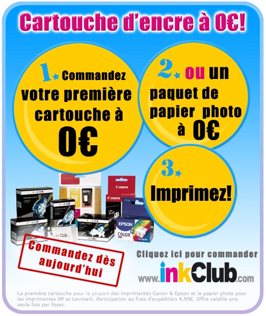 cartouche gratuite papier gratuit